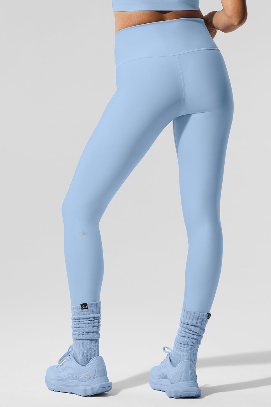 High-Waist Airlift Legging - Seashell Blue--1