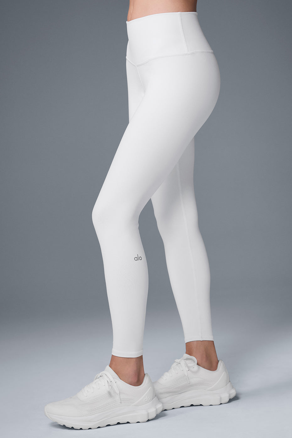 7/8 High-Waist Airbrush Legging - White--3