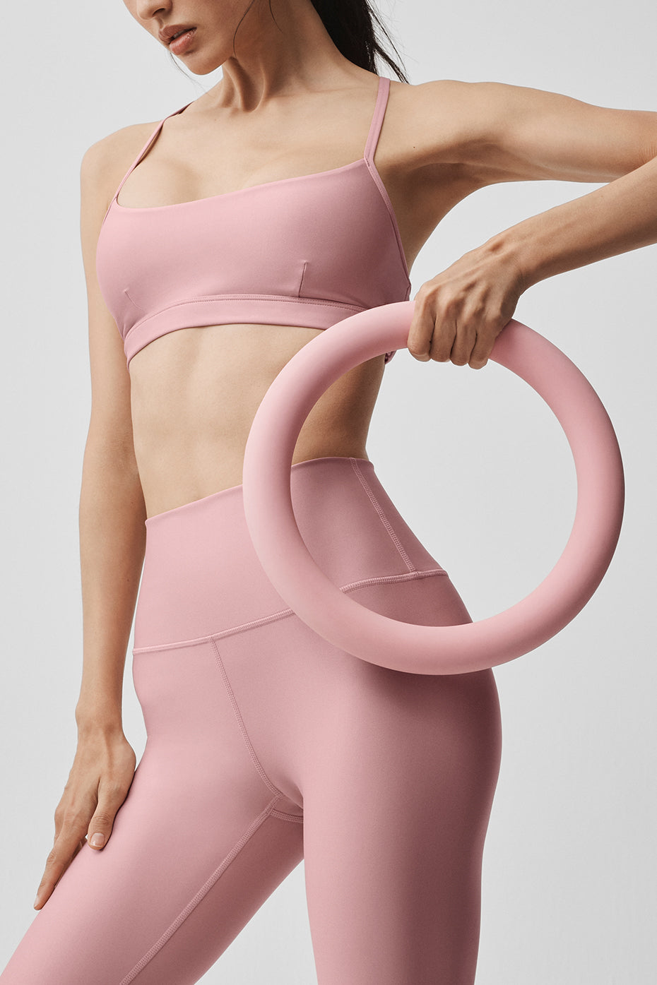 7/8 High-Waist Airlift Legging - Vintage Pink--4