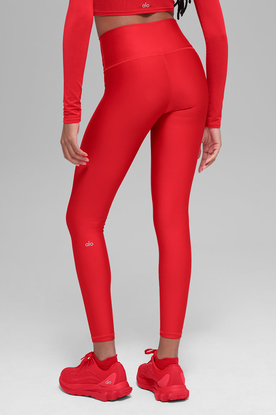 7/8 High-Waist Airlift Legging - Bright Red--1