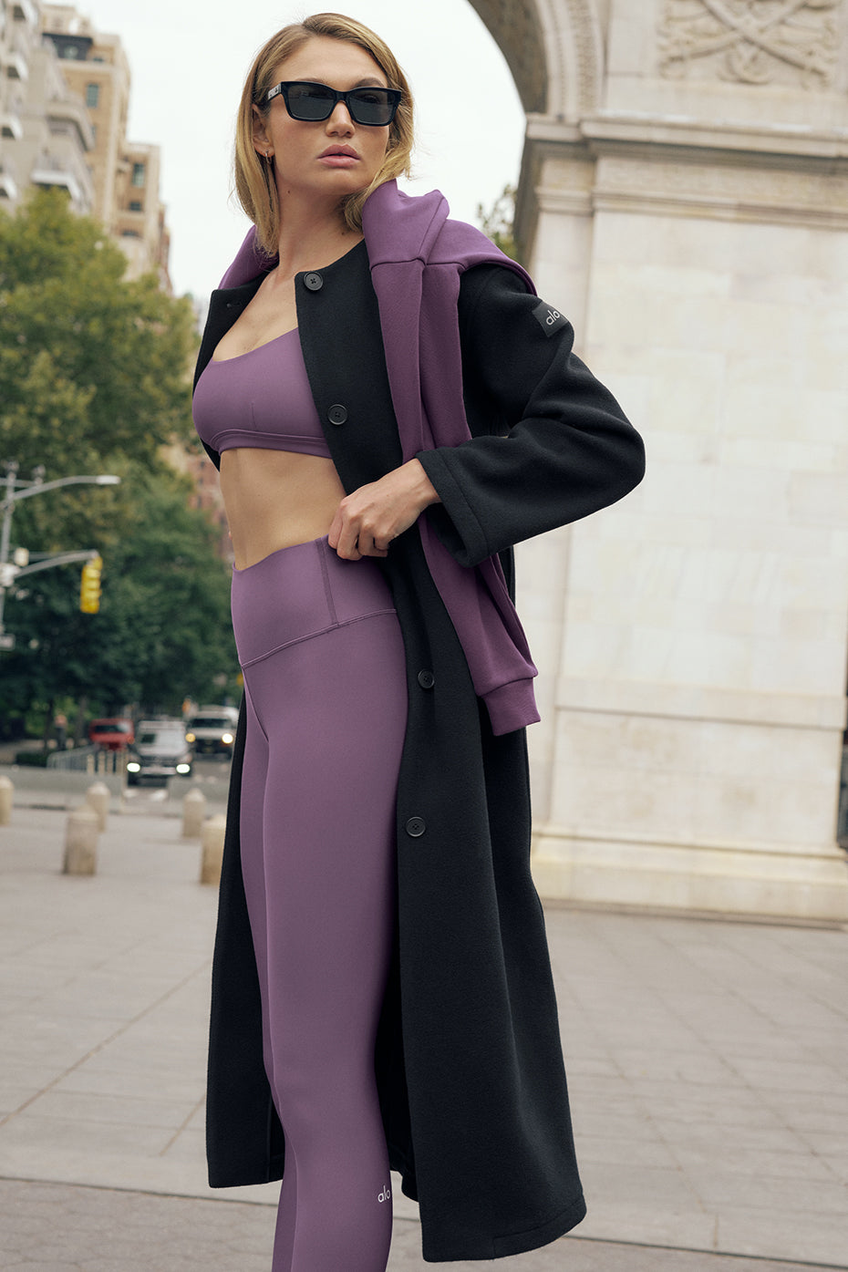 7/8 High-Waist Airlift Legging - Plum Kiss--0