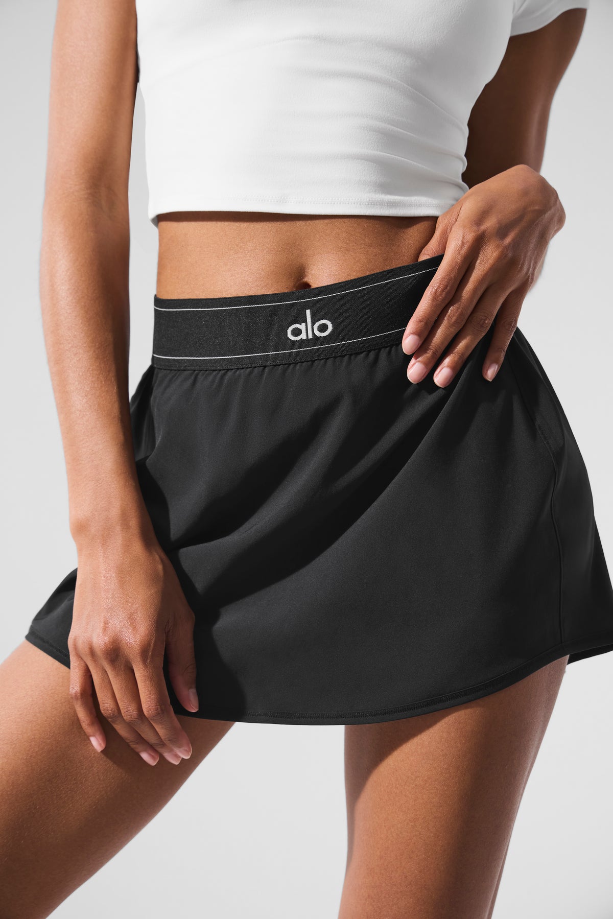 Match Point Tennis Skirt - Black--3