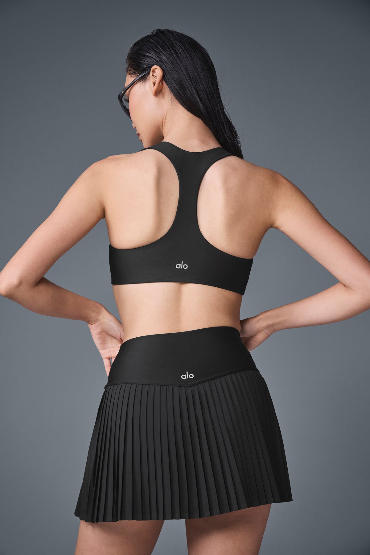 Serve Looks Tennis Skirt - Black--3