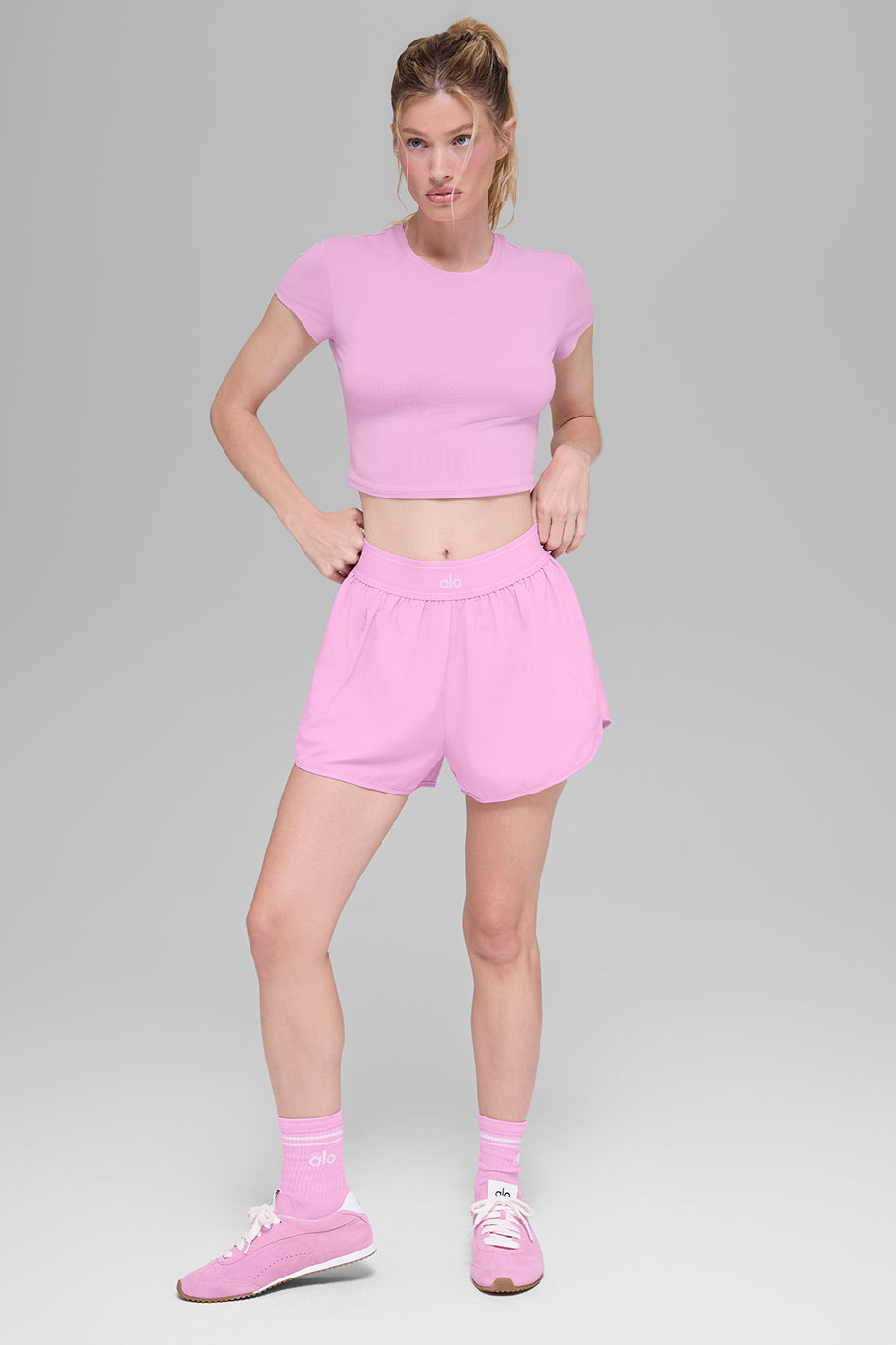 Match Point Short - Candy Heart Pink--4