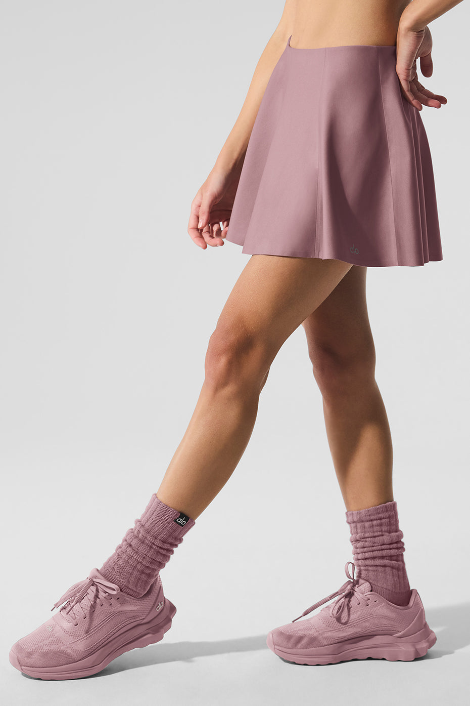 Airlift Down The Line Tennis Skirt - Smoky Quartz--3