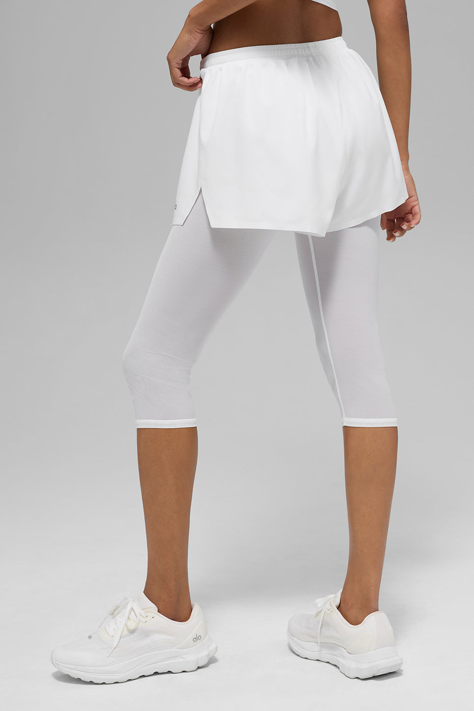 Mesh Front Runner 2 In 1 Short - White--2