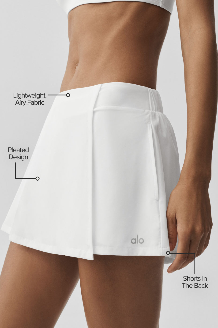 Unmatched Skort - White--1