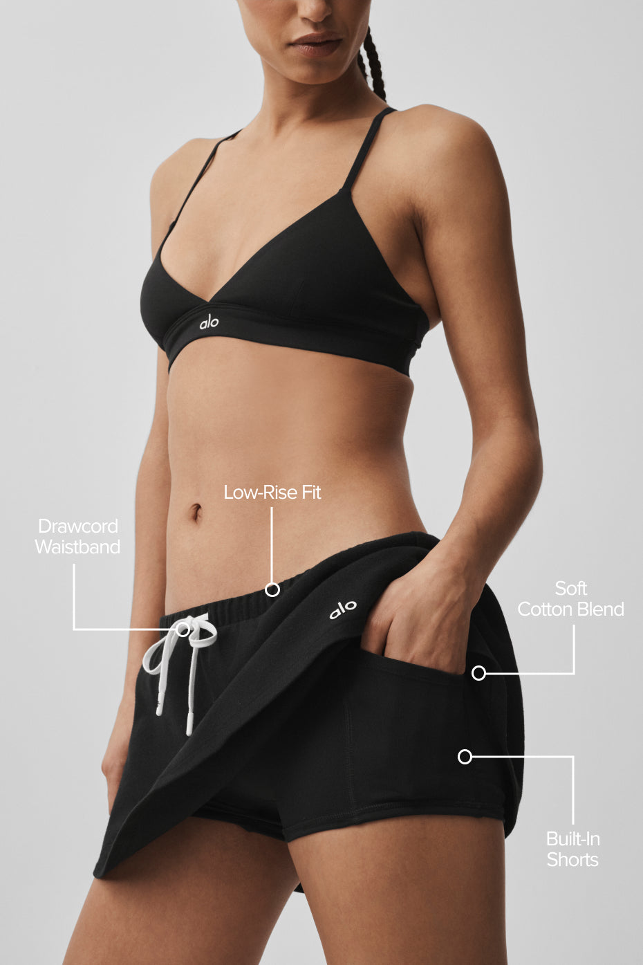 Low-Rise Fan Favorite Micro Skirt - Black--1