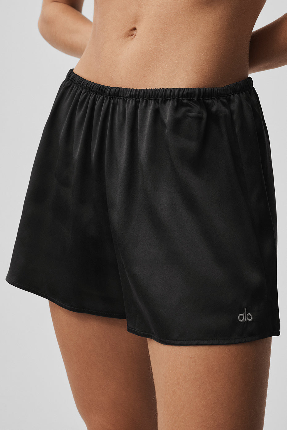 Silk Luminous Short - Black--2