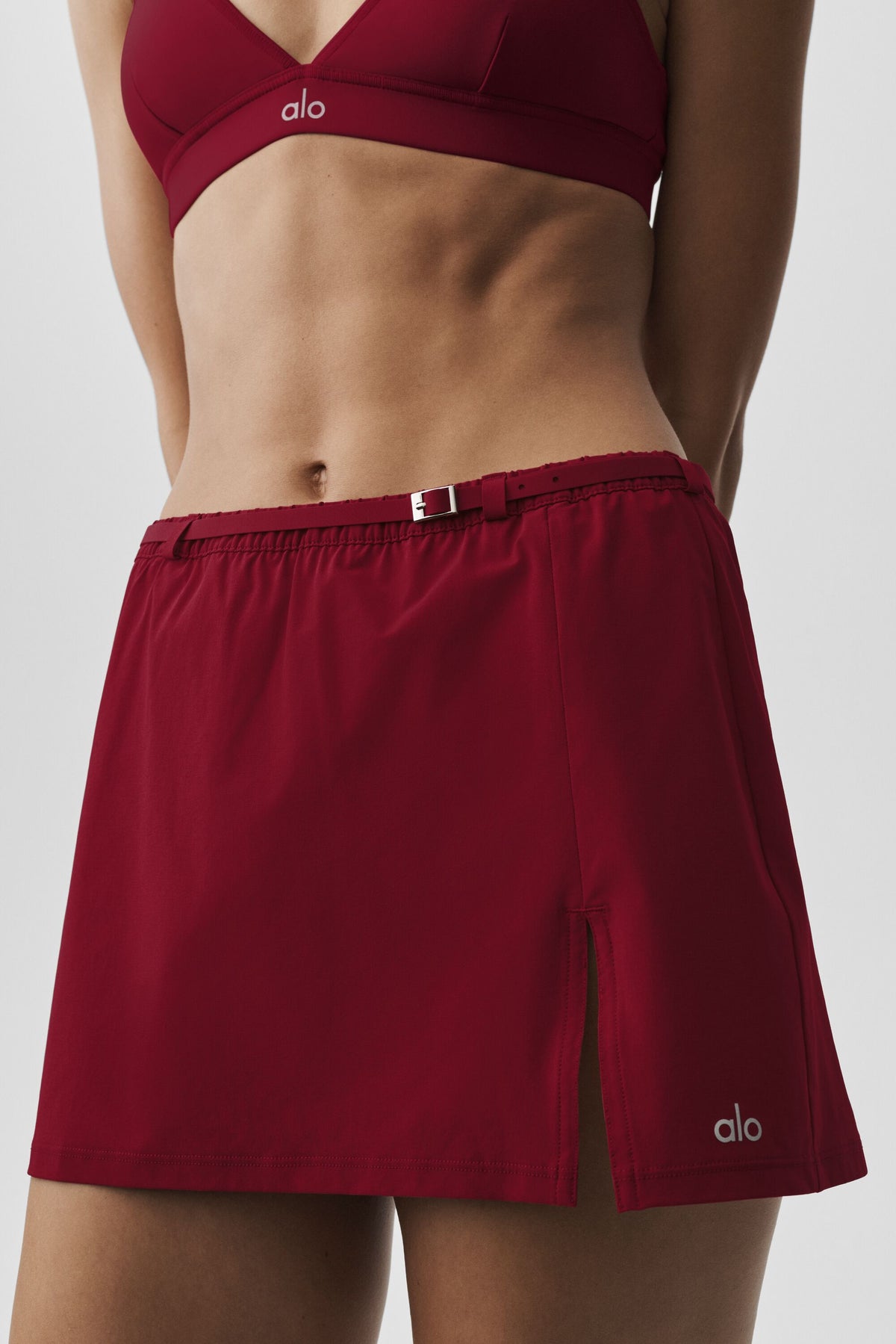 Connection Mini Skirt - Summer Romance Red--1