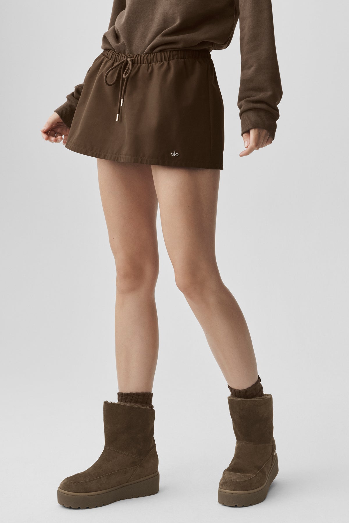 Low-Rise Best Bet Skirt - Espresso--2