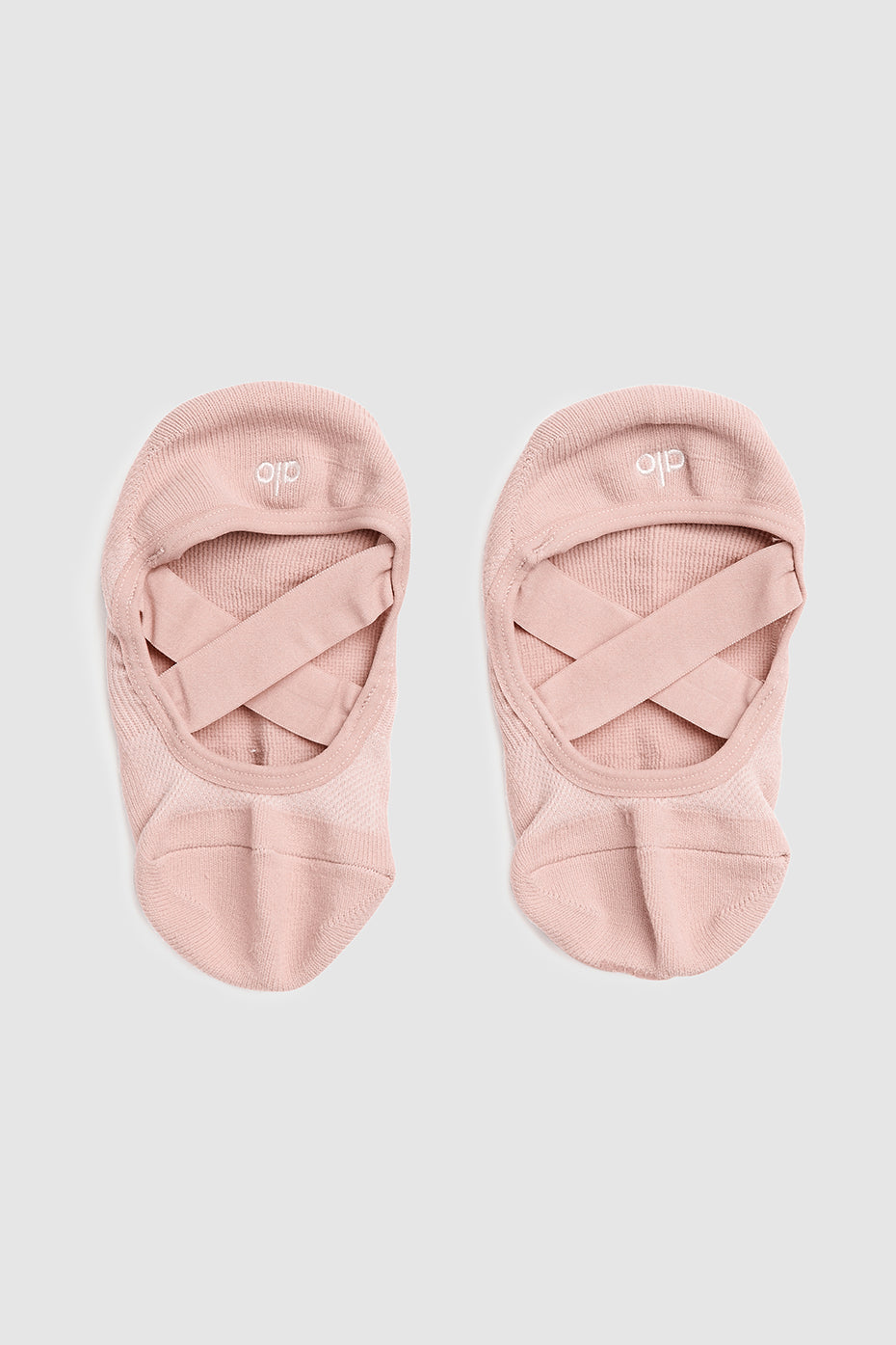 Women's Pivot Barre Sock - Pale Mauve--2