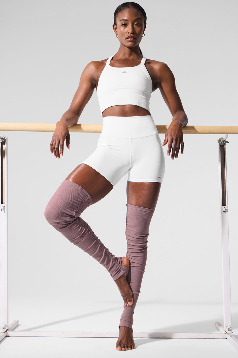 Goddess Leg Warmers - Smoky Quartz Heather--1