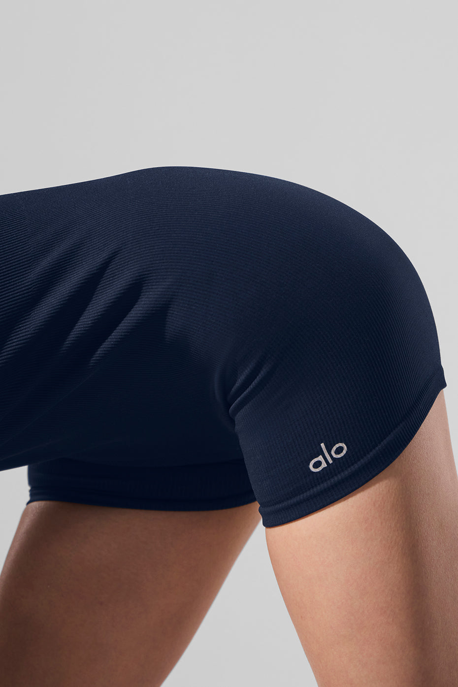 Seamless Ribbed Favorite Onesie - Navy--3