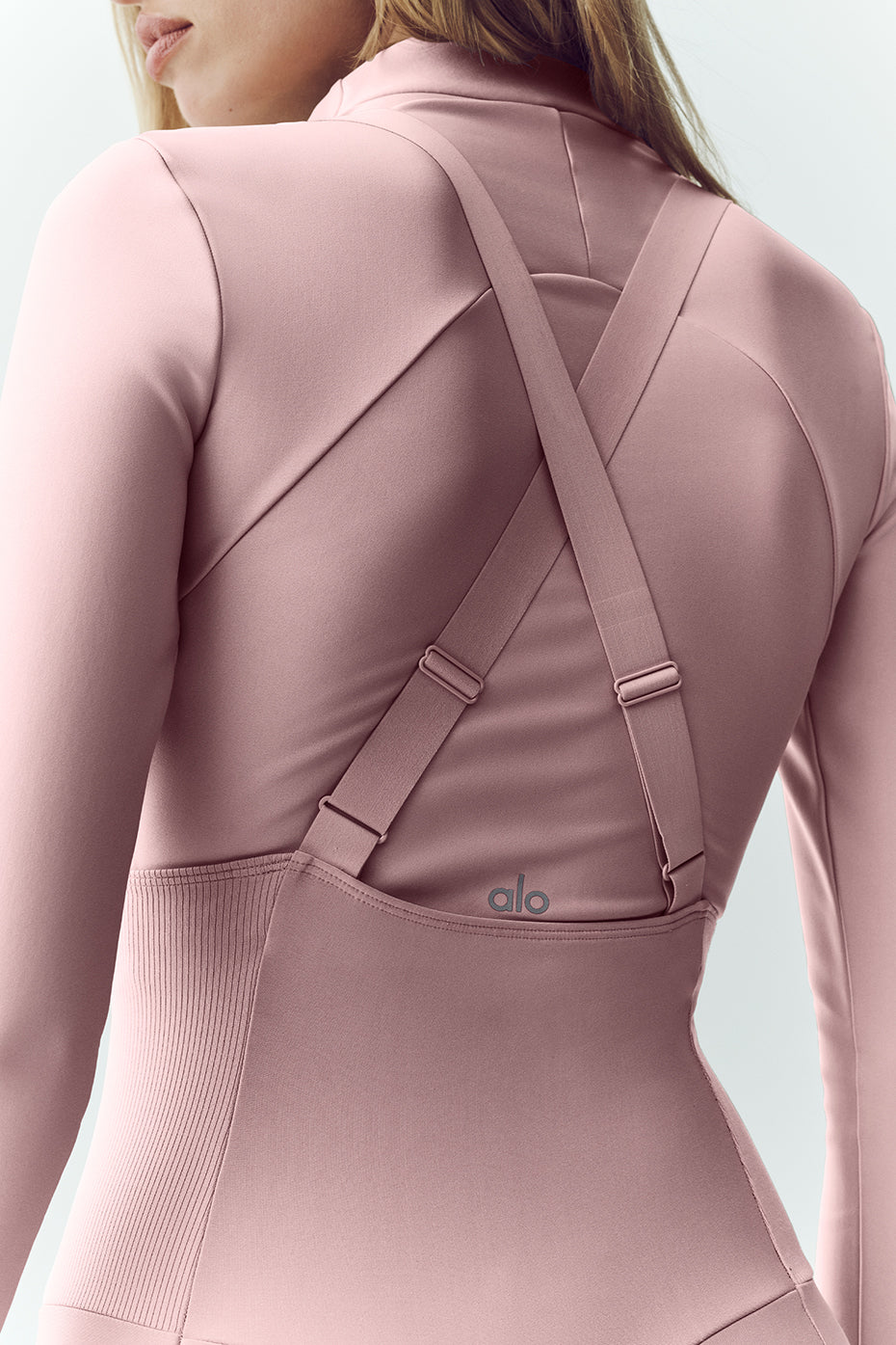 Airlift Winter Warm Ski Time Bib - Pink Champagne--3