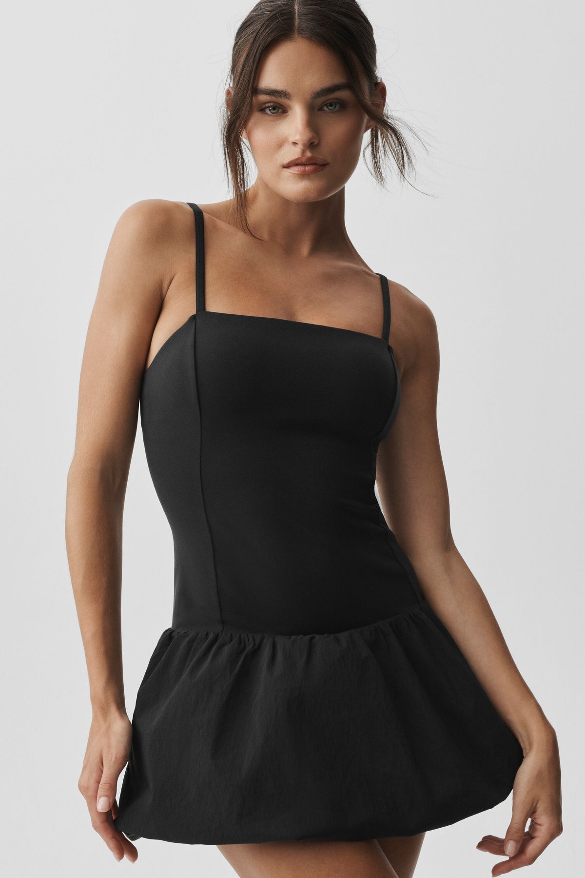 Airbrush Love Match Tennis Dress - Black--0