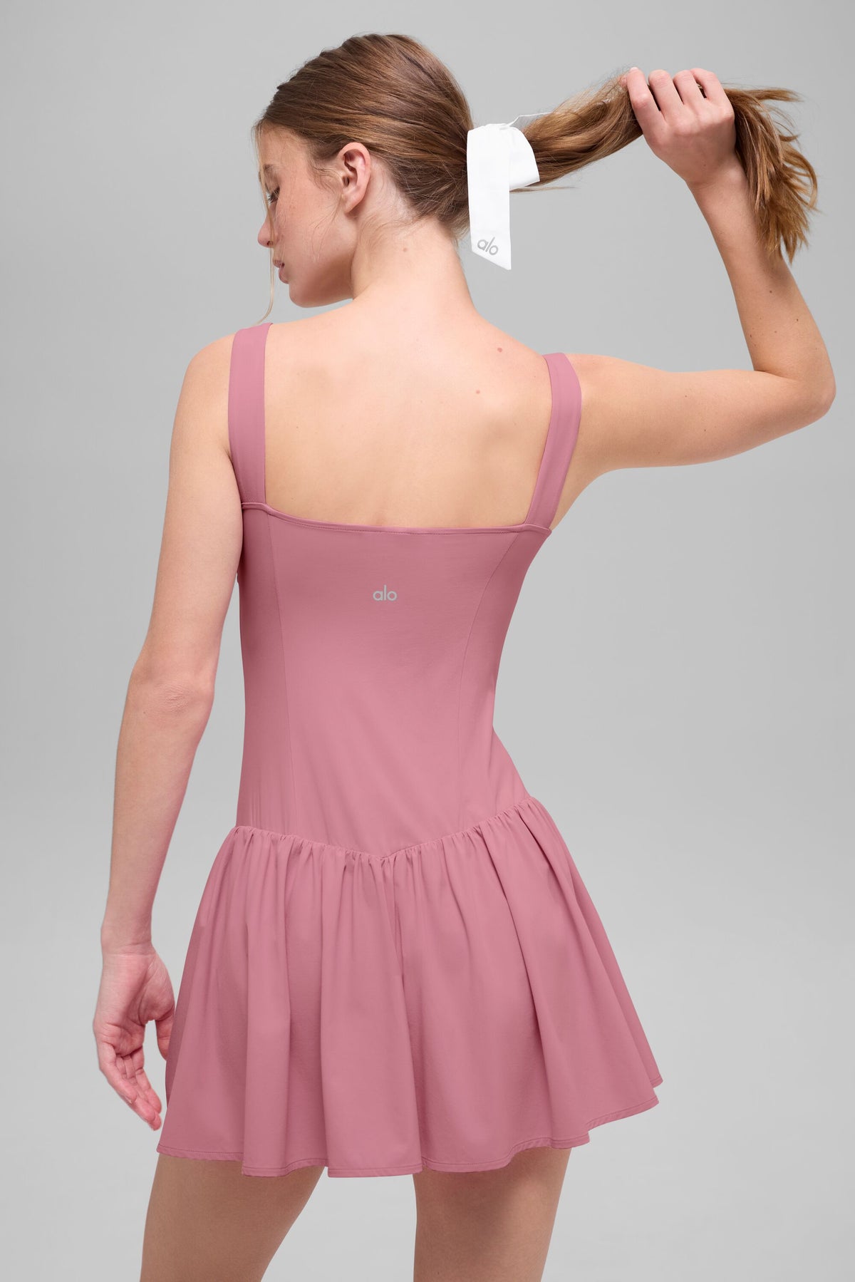 Alosoft Break Point Tennis Dress - Pink Wild Rose--2