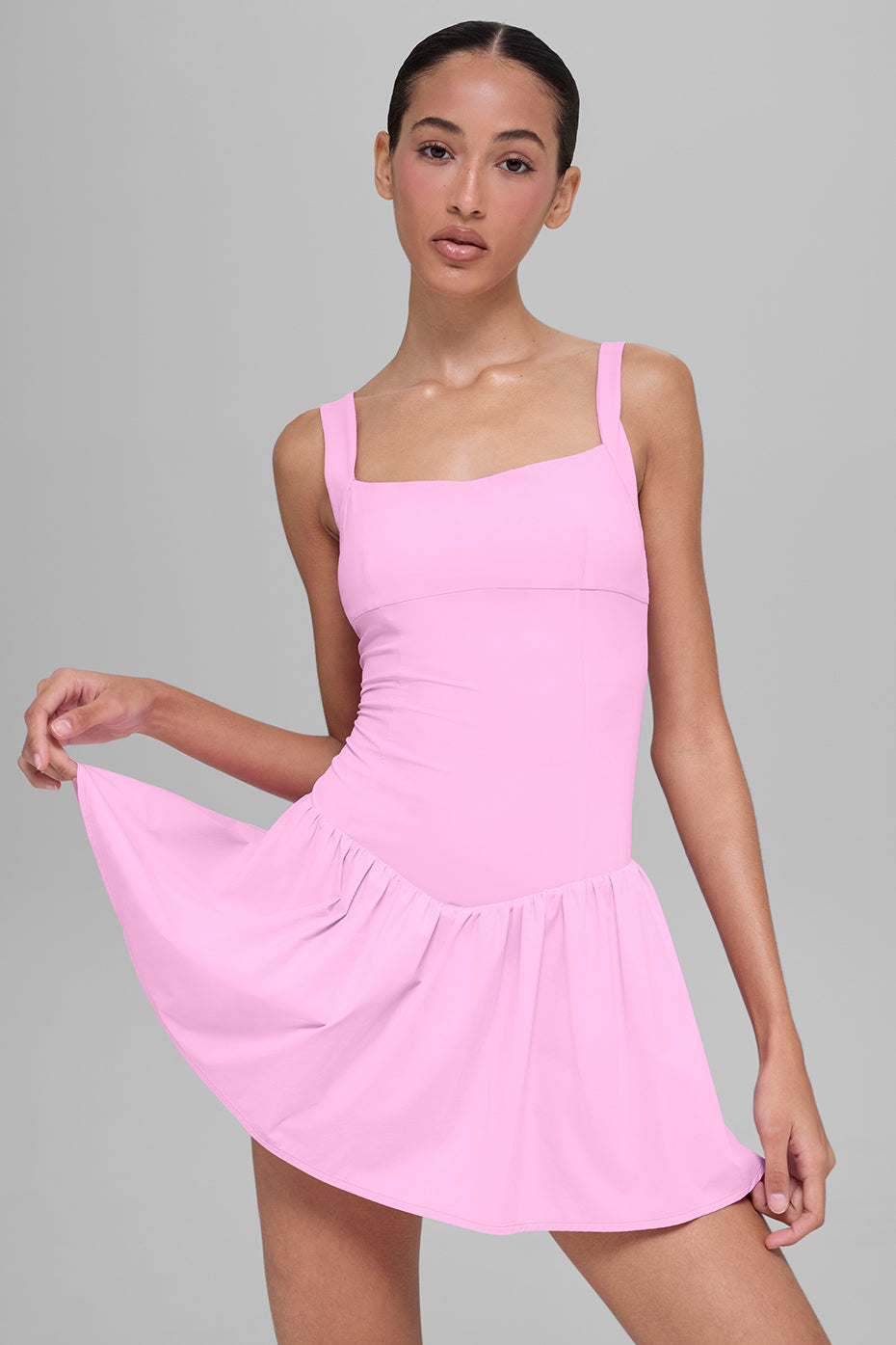 Alosoft Break Point Tennis Dress - Candy Heart Pink--0