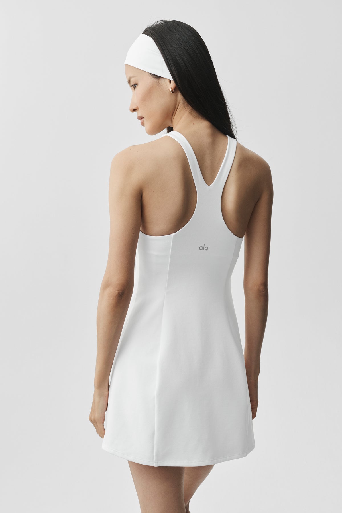 Airbrush Lock In Tennis Dress - White--3