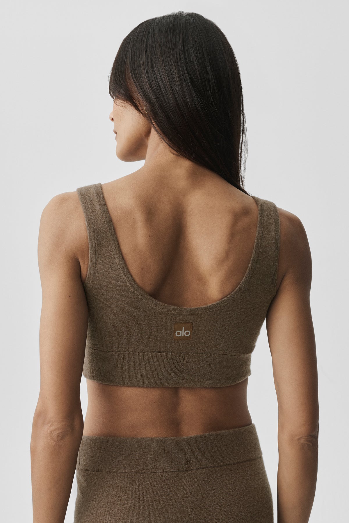 Semi-Sheer Cashmere Eternity Bra - Java Brown Heather--1