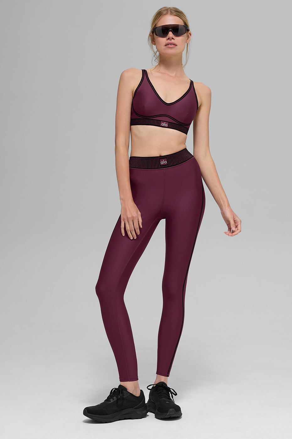 Airlift Line Up Bra - Burgundy--3