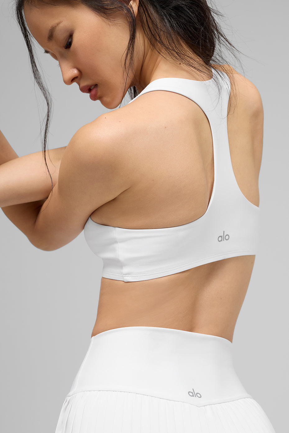 Airlift Advantage Racerback Bra - White--2