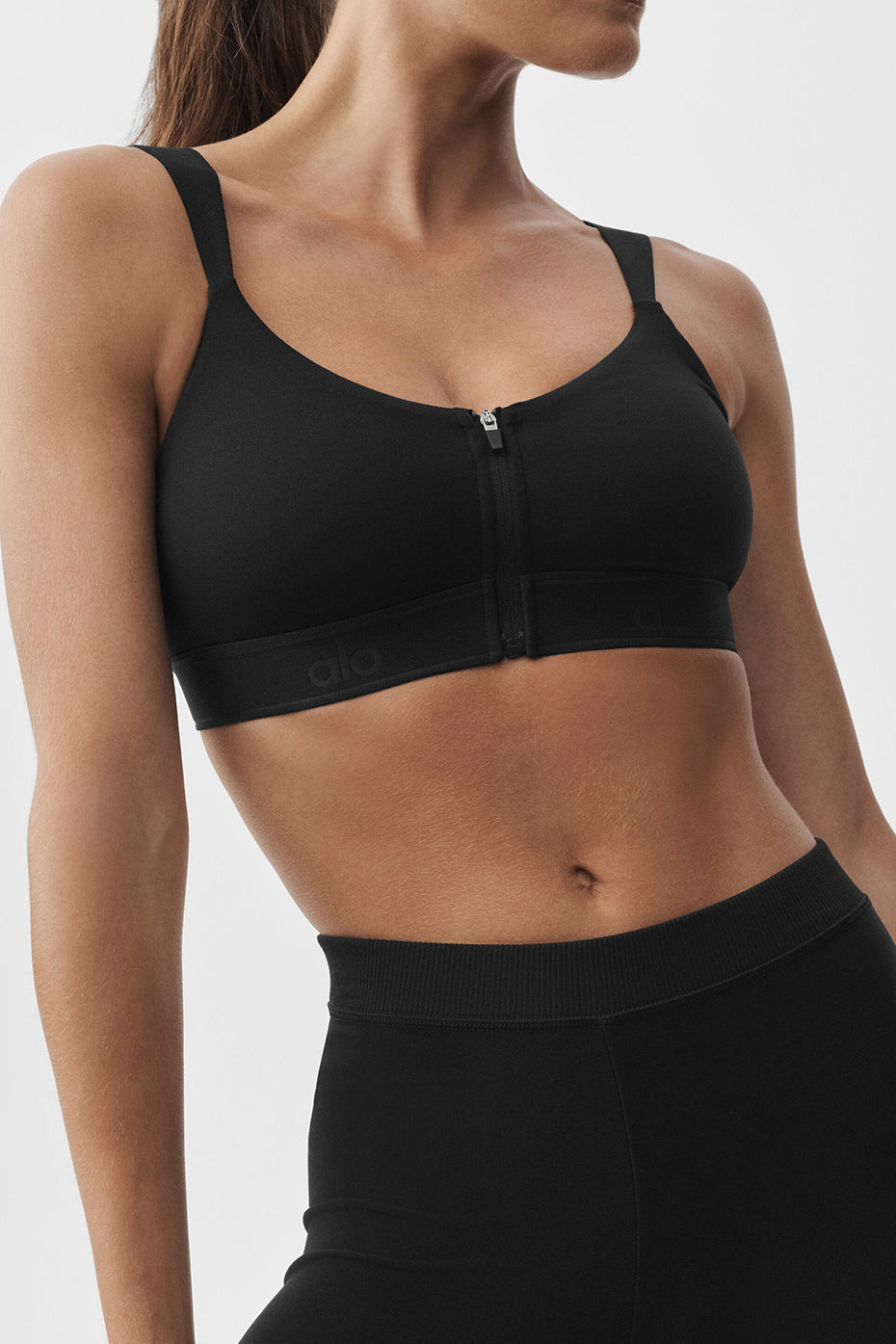 Alosoft Molded Showcase Bra - Black--2