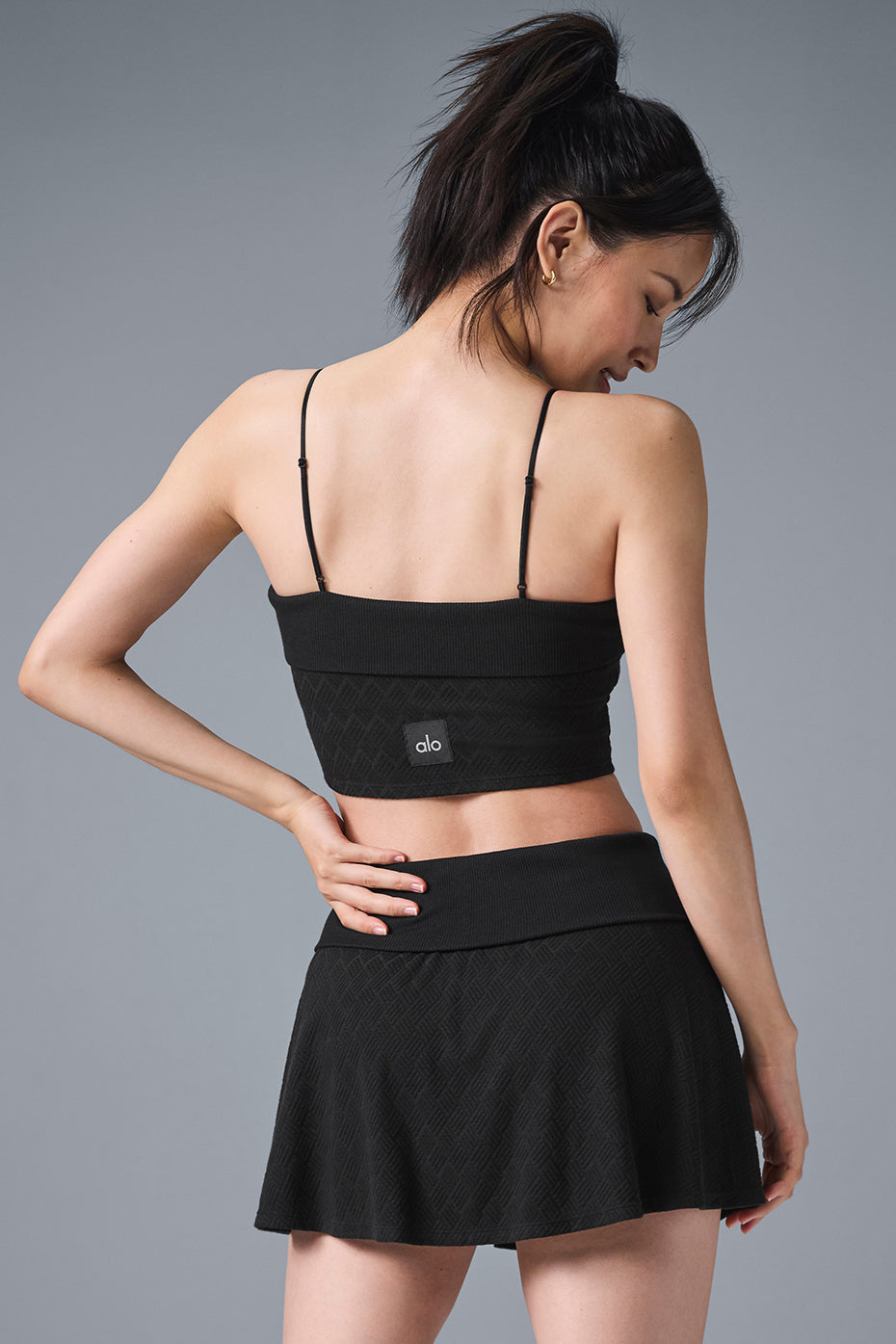 Doubles Only Bra Tank - Black--2