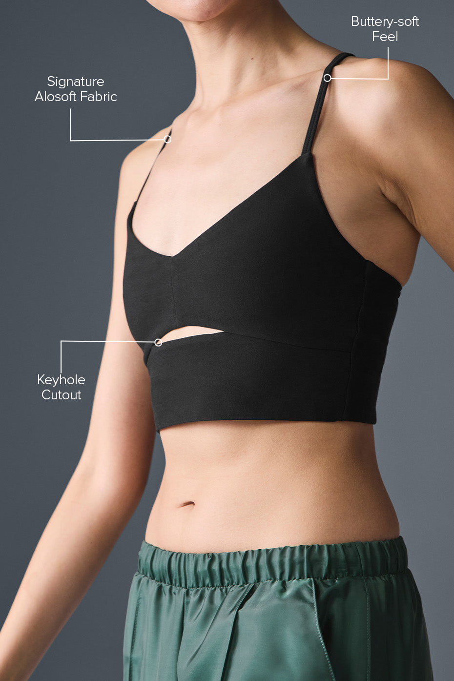 Alosoft Highlight Bra - Black--1