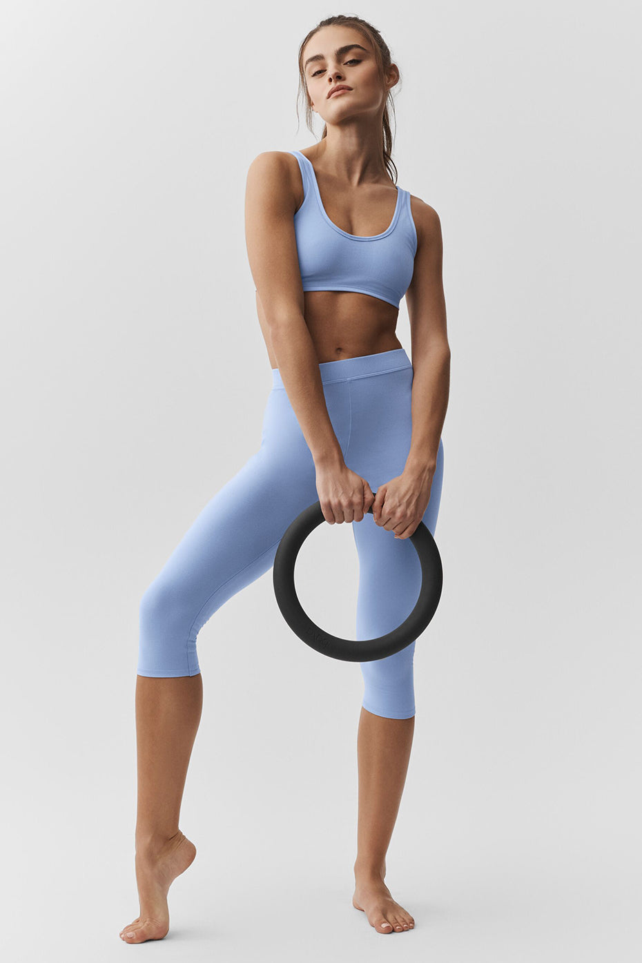 Alosoft Center Stage Bra - Light Provence Blue--4