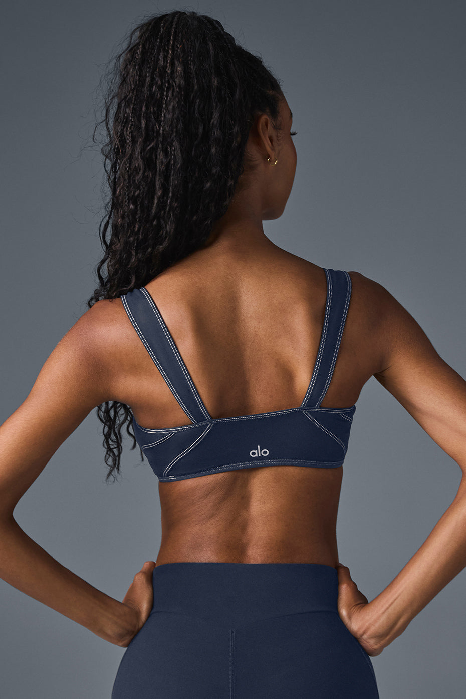 Alosoft Sunray Bra - Navy/Ivory--2