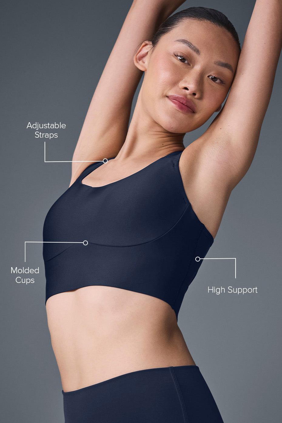 Airlift Empower Bra - Navy--1