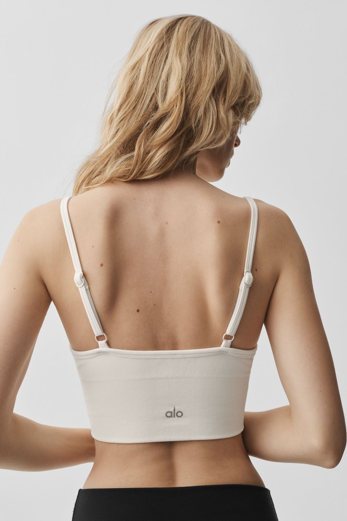 Seamless Modal Ribbed Delight Bralette - Ivory--2