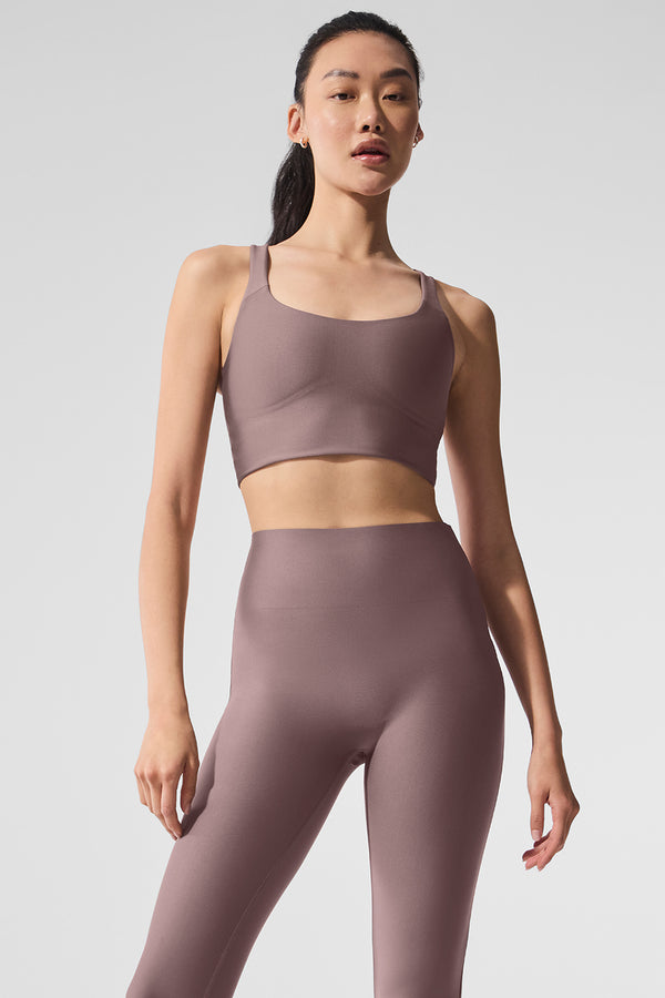 Airlift Sleek Bra Tank - Mushroom