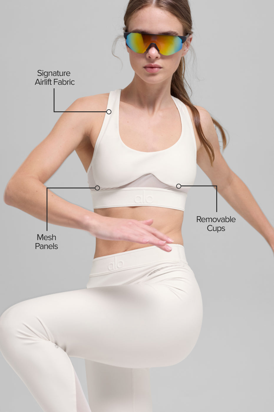 Airlift Rebel Bra - Ivory--1
