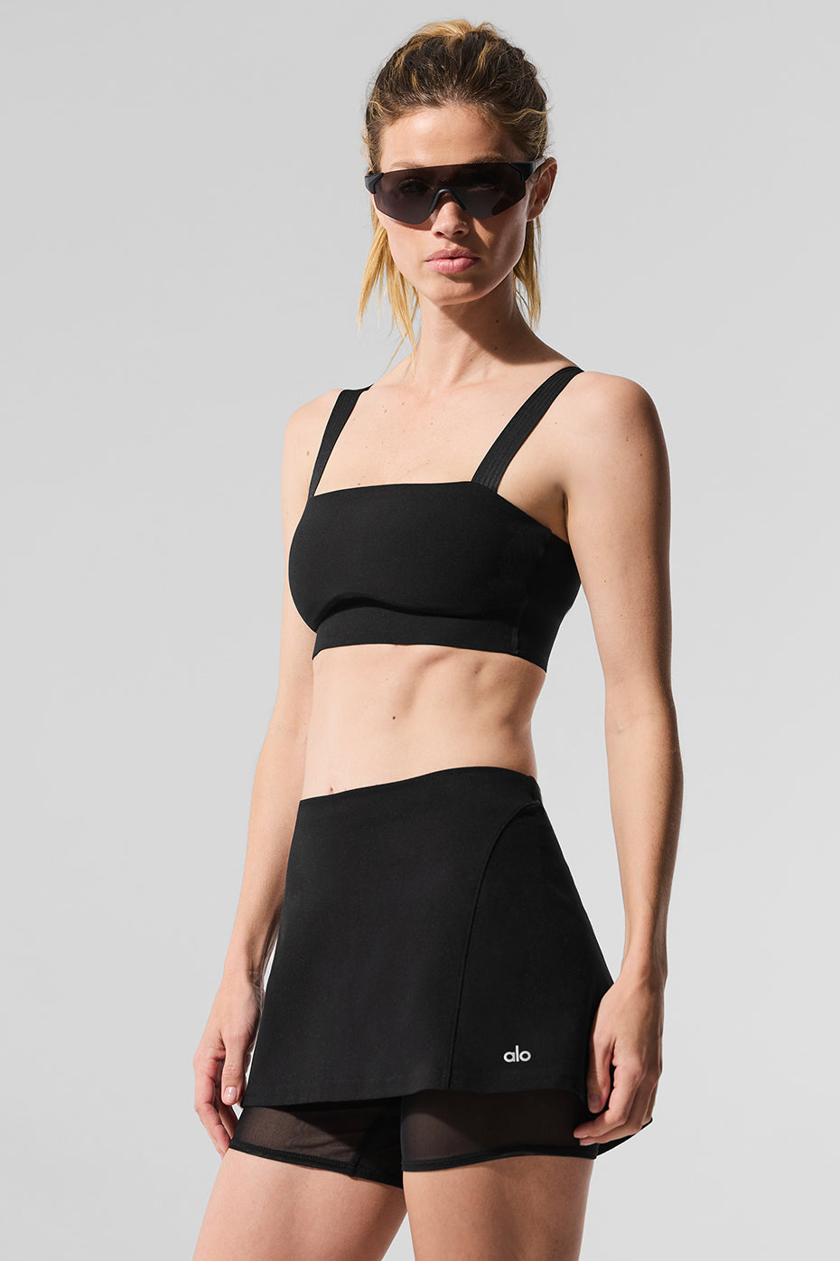 Alosoft Serve It Up Bra - Black--4