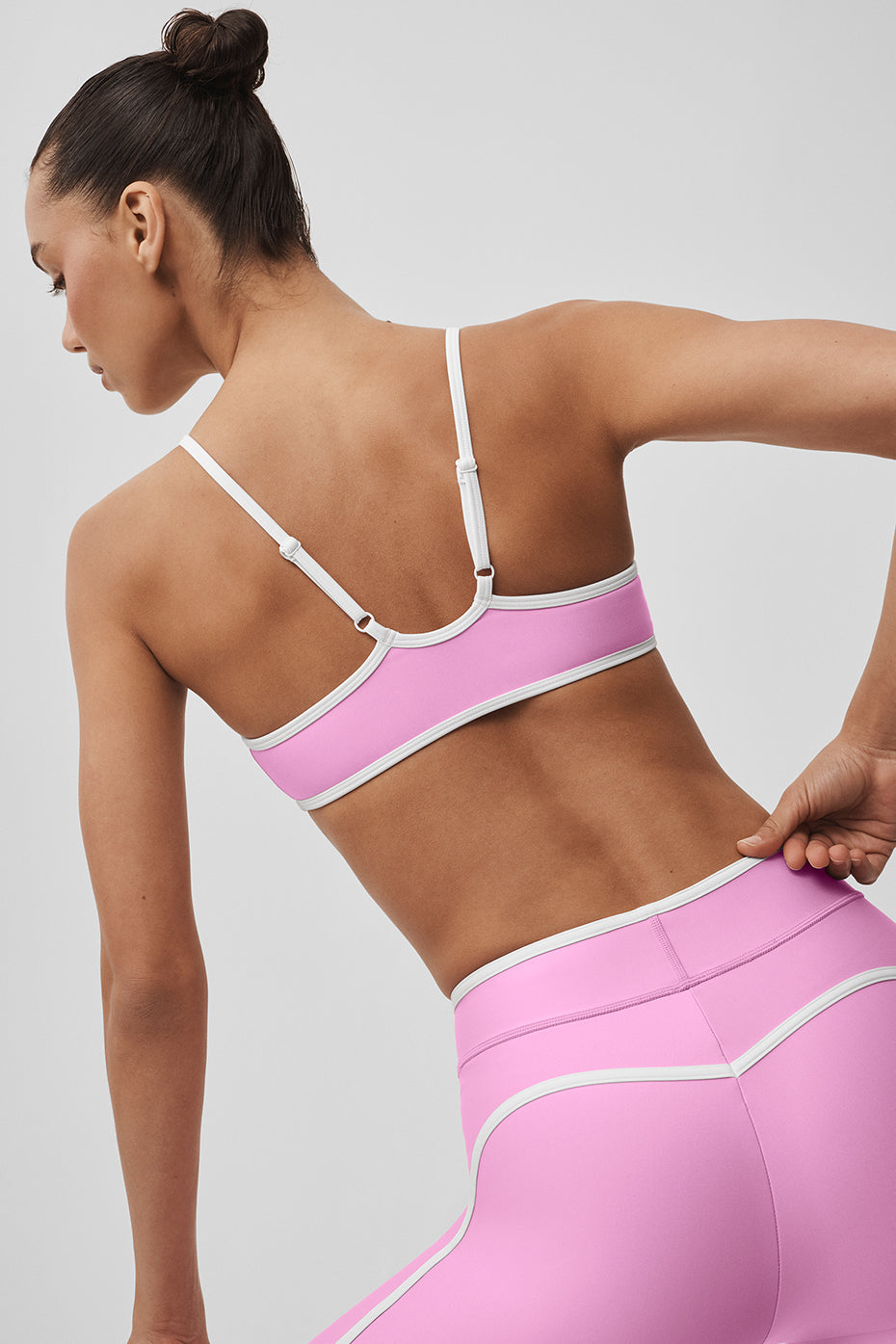 Airlift Charger Bra - Candy Heart Pink/White--1