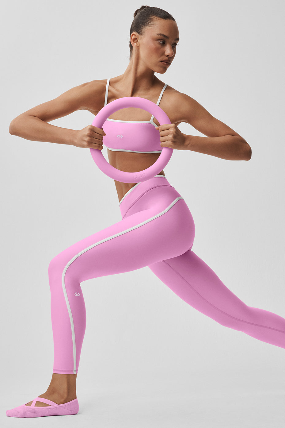 Airlift Charger Bra - Candy Heart Pink/White--2