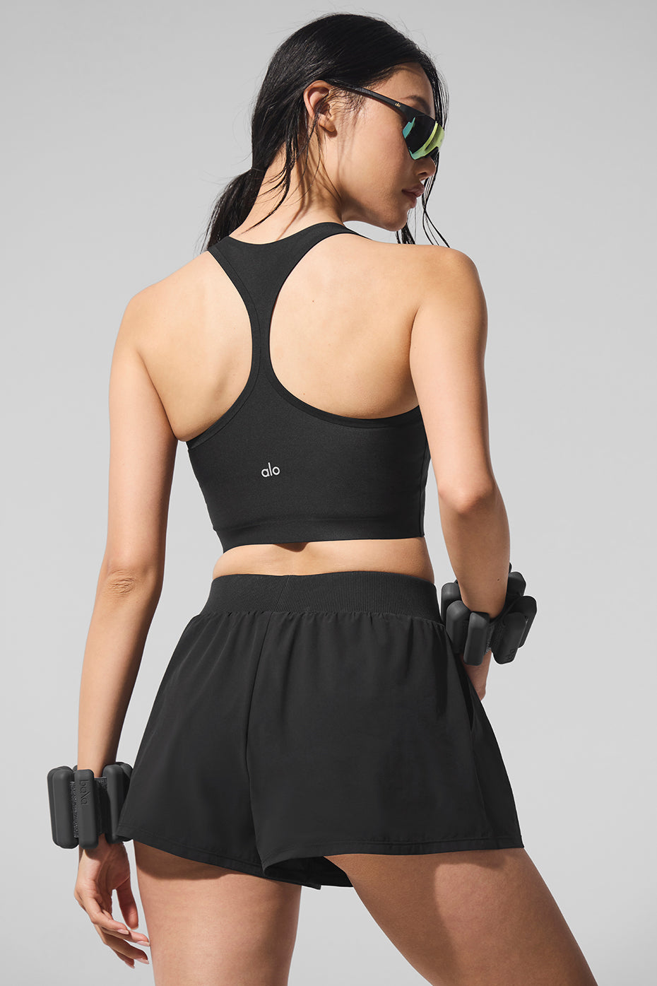 Airlift Super Sleek Bra Tank - Black--3