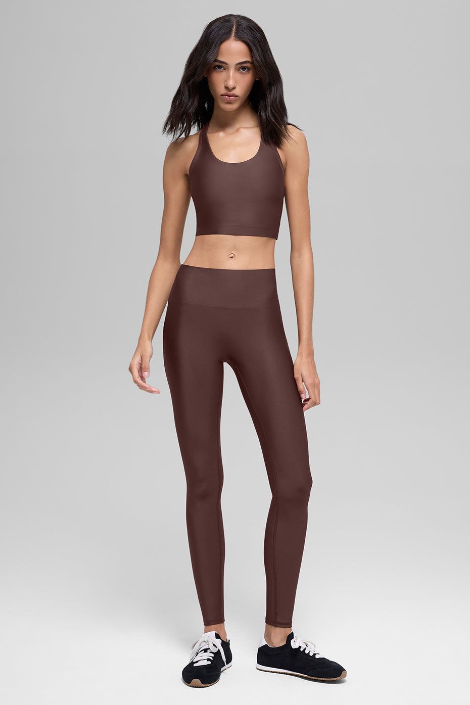 Airlift Super Sleek Bra Tank - Brownstone--5