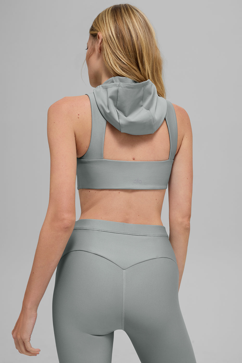 Airlift Light Speed Hooded Bra - Lunar Grey--2
