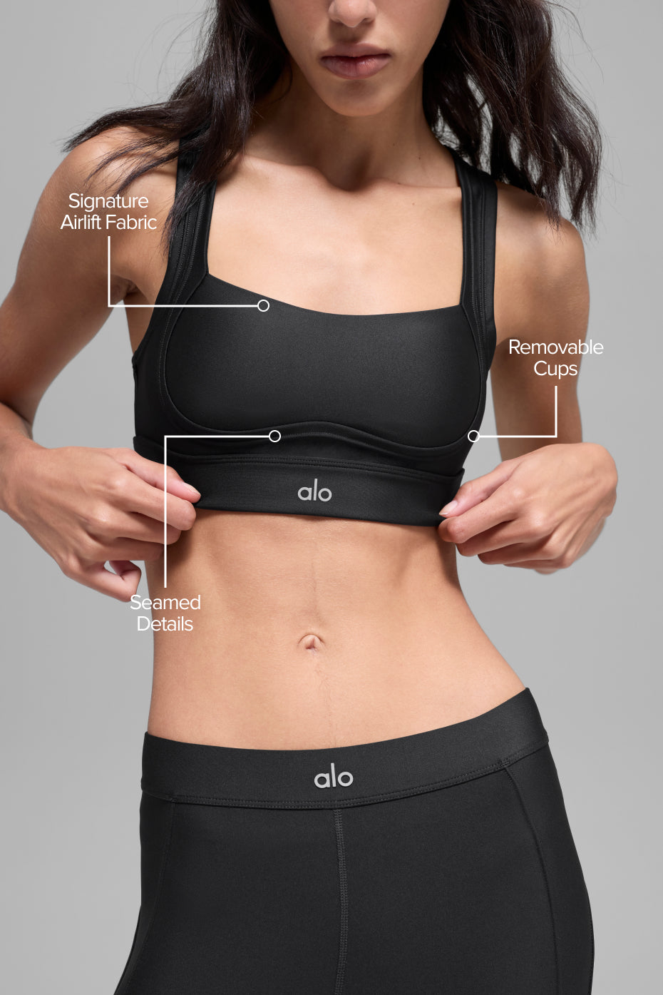 Airlift Ignite Bra - Black--1