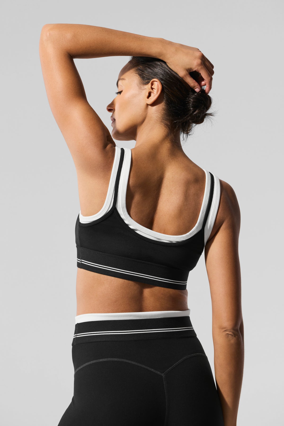 Airbrush Better Together Bra - Black/White--3