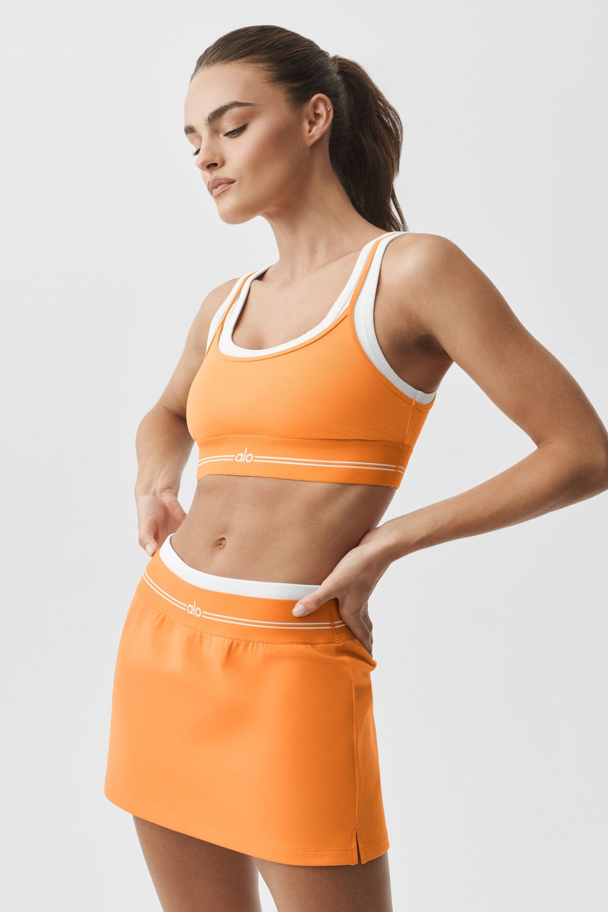 Airbrush Better Together Bra - Satsuma Breeze/White--3