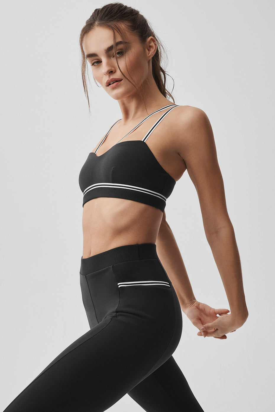 Airbrush Fast Track Bra - Black/White--3