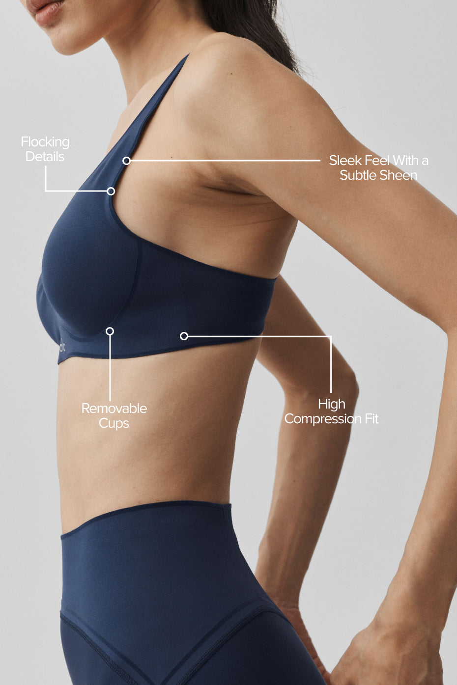 Airlift Top-Notch Bra - Navy--1