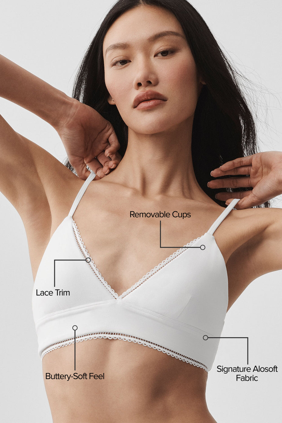 Alosoft Affection Bra - White--1
