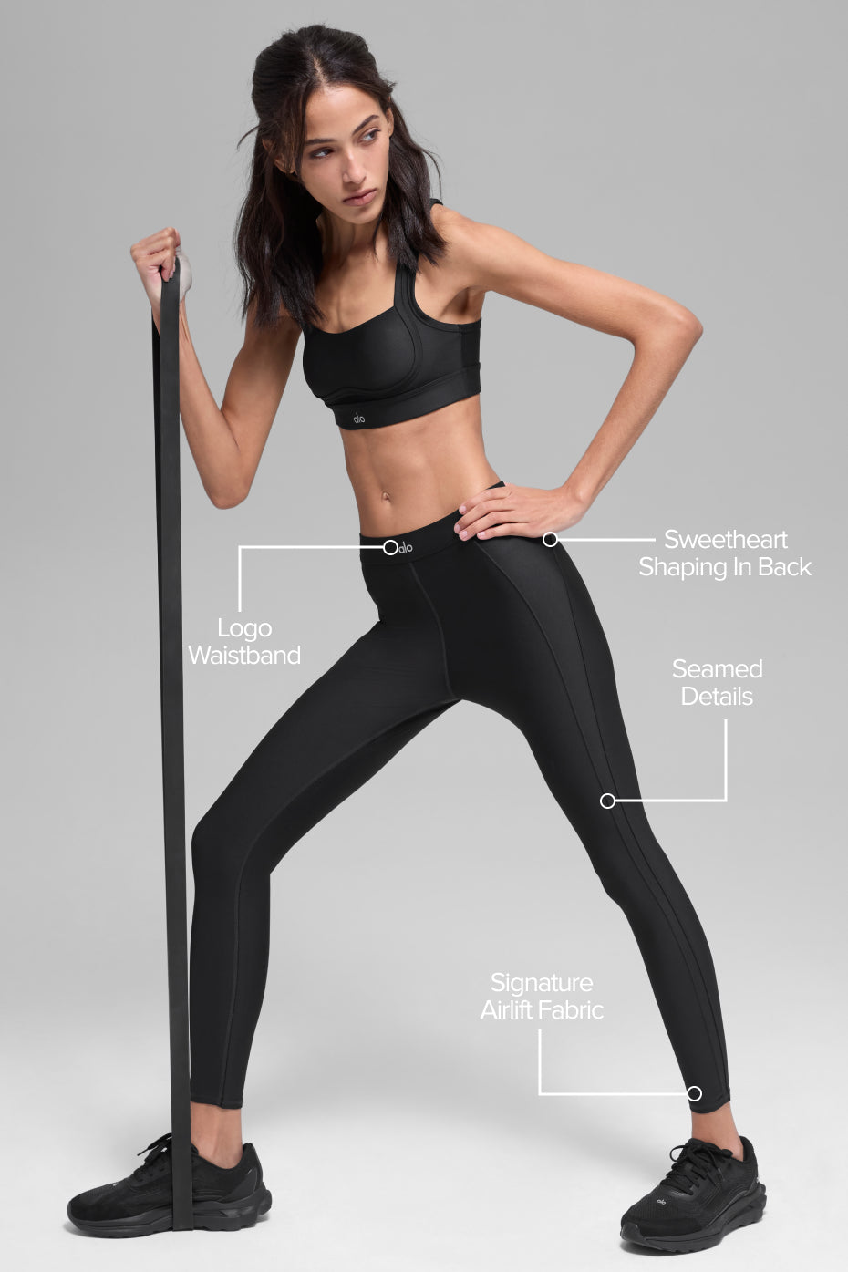 Airlift High-Waist Ignite 7/8 Legging - Black--1