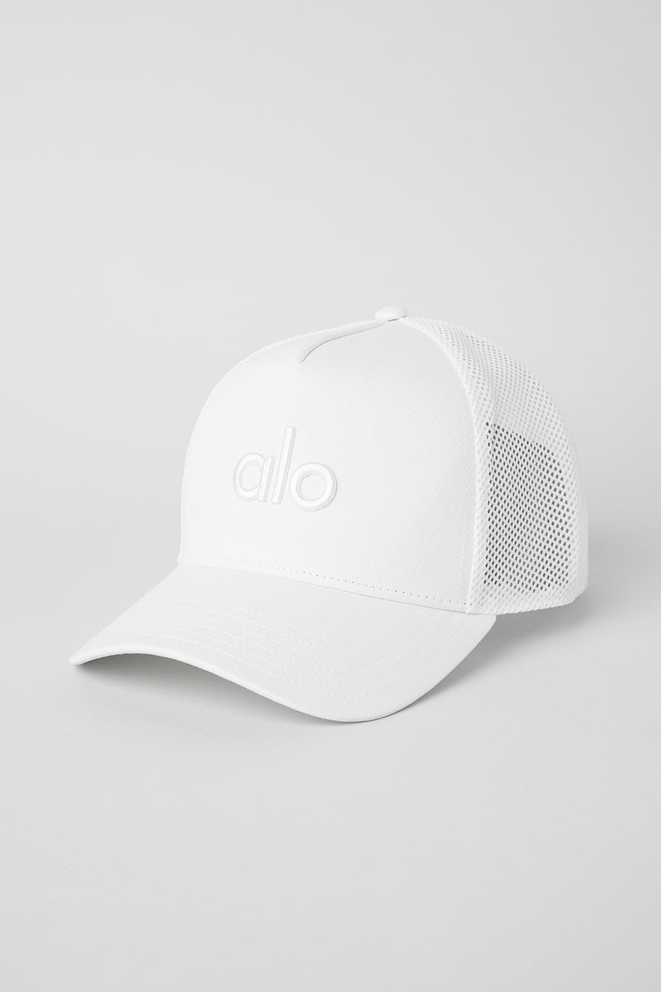 District Trucker Hat - White/White--0