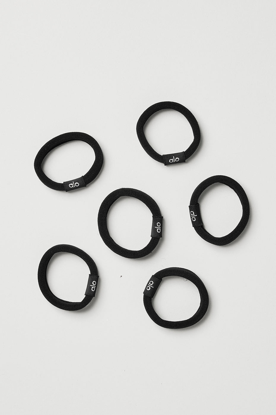 Untangled Hair Tie 6-Pack - Black--1